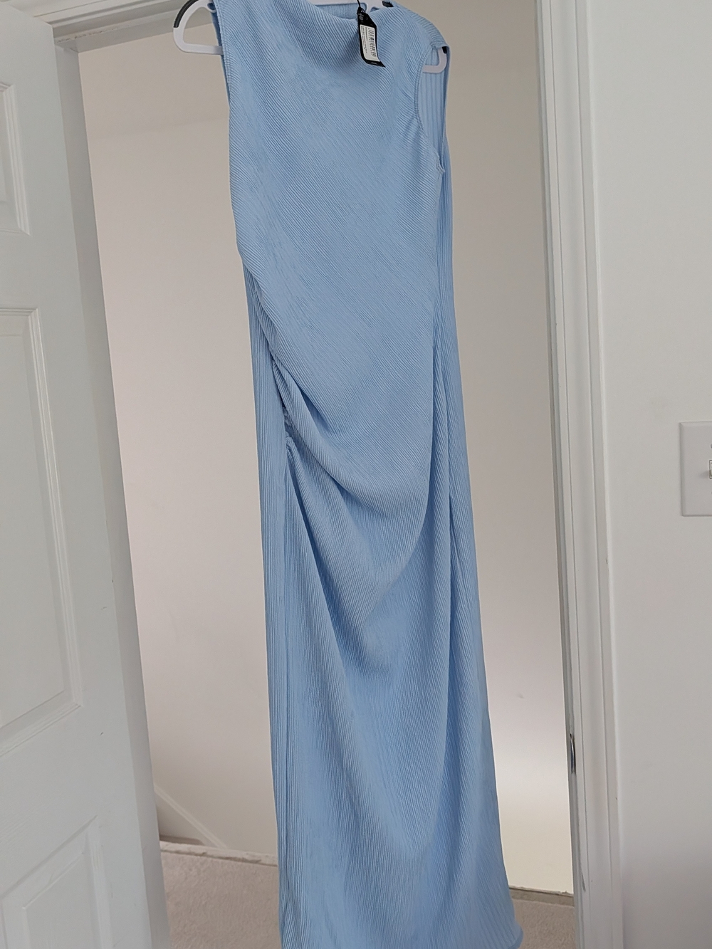PrettyLittleThing Light Blue Maxi Skirt